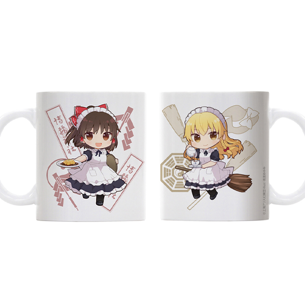 東方Project×キュアメイドカフェ 霊夢＆魔理沙フルカラーマグカップ