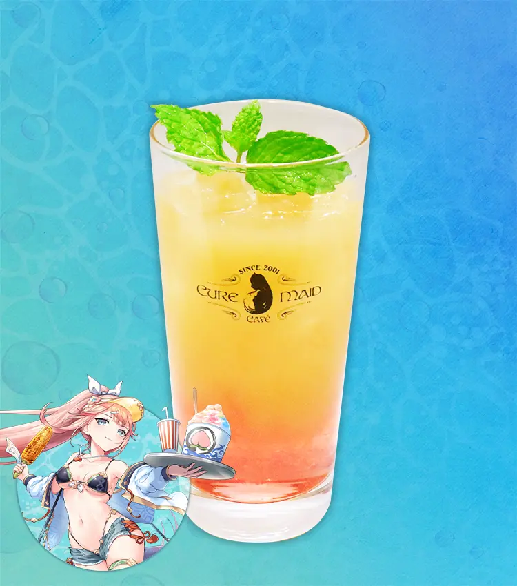 モモの桃ジュース