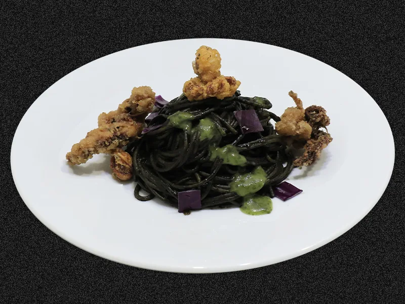 Ia! Ia! Cthulhu fhtagn! イカ墨パスタ