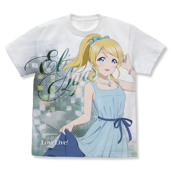 描き下ろし 絢瀬 絵里 フルグラフィックTシャツ パーティードレス2025Ver.