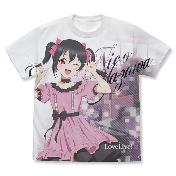描き下ろし 矢澤 にこ フルグラフィックTシャツ パーティードレス2025Ver.
