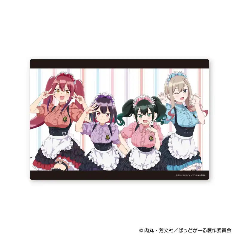 『ばっどがーる』 ラバーマット 描き下ろしイラスト