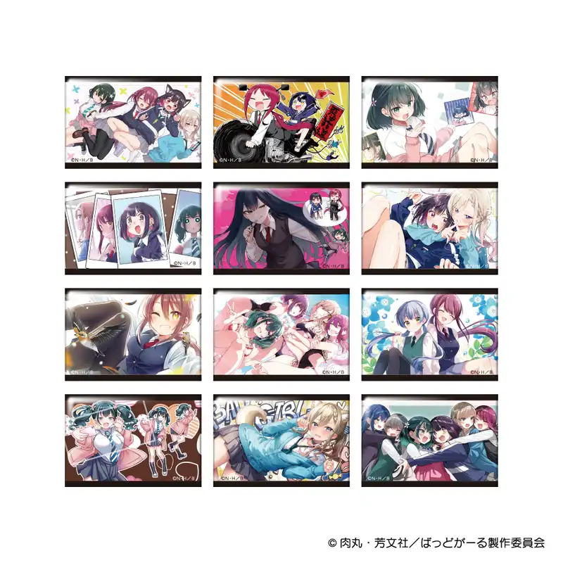 『ばっどがーる』 エンドカード ランダムスクエア缶バッジ