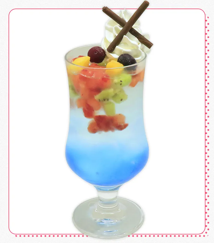 TVアニメ「ばっどがーる」バツマークのチョコ乗せサイダー