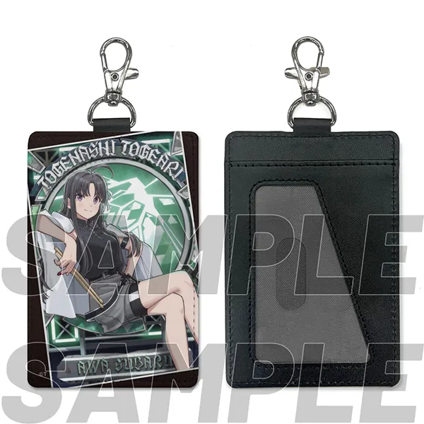 描き下ろし 安和すばる パスケース（ナスカン付き） 爆ぜて咲くVer.