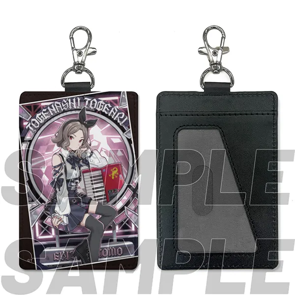 描き下ろし 海老塚智 パスケース（ナスカン付き） 爆ぜて咲くVer.