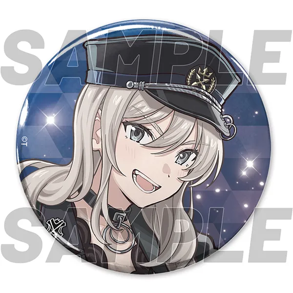 描き下ろし 河原木桃香 65mm缶バッジ 爆ぜて咲くVer.