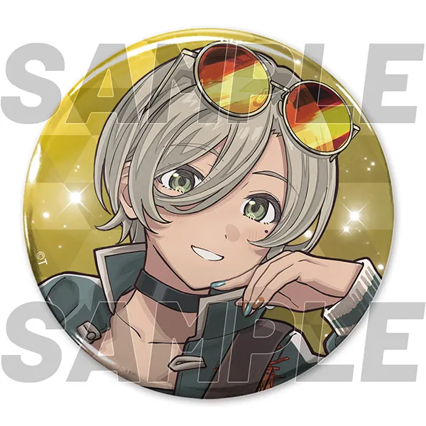 描き下ろし ルパ 65mm缶バッジ 爆ぜて咲くVer.