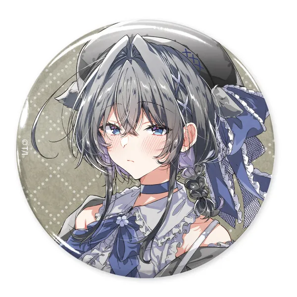 描き下ろし 朝凪依 65mm缶バッジ アフタヌーンティーVer.