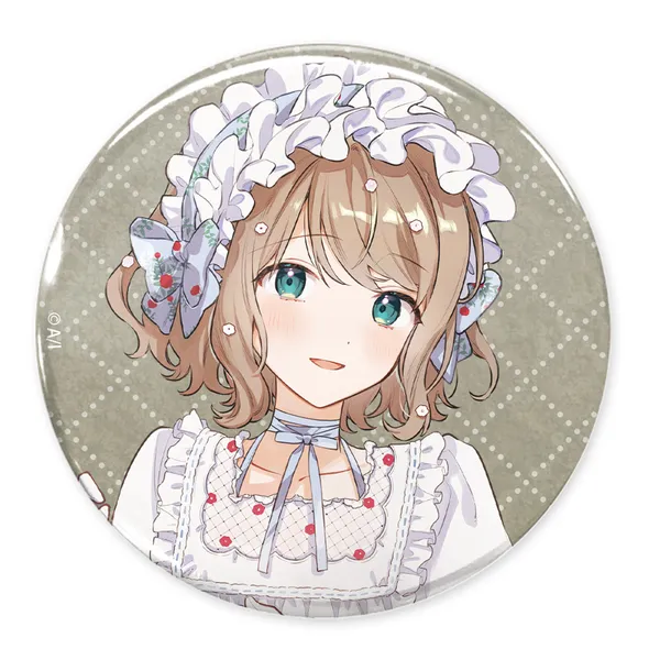 描き下ろし トツキ・シーナ 65mm缶バッジ アフタヌーンティーVer.