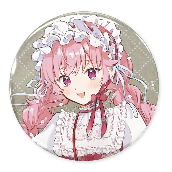 描き下ろし カガリ・ミミ 65mm缶バッジ アフタヌーンティーVer.
