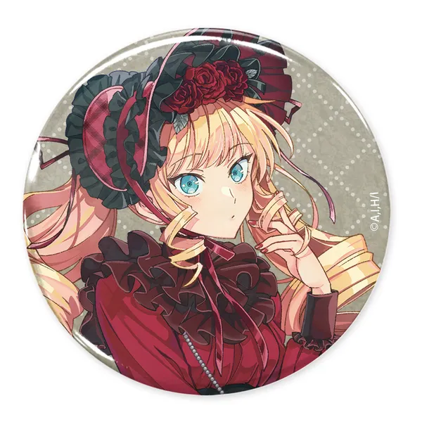 描き下ろし クレア＝フランソワ 65mm缶バッジ アフタヌーンティーVer.