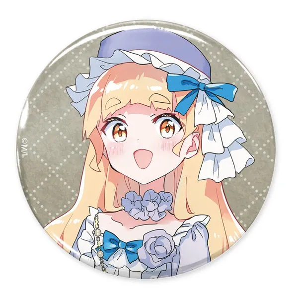 描き下ろし 白木陽芽 65mm缶バッジ アフタヌーンティーVer.