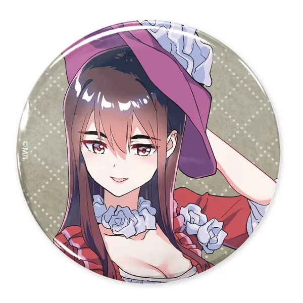 描き下ろし 矢野美月 65mm缶バッジ アフタヌーンティーVer.