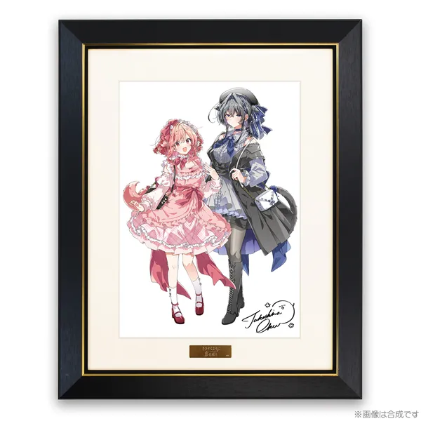 ★限定★描き下ろし ひまり＆依 A4キャラファイングラフ アフタヌーンティーVer.