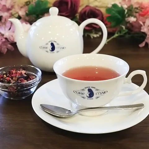 キュアメイドカフェオリジナルブレンドハーブティー「キュアトルマリンロゼ」が新登場！