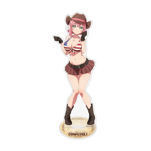描き下ろし 花園羽香里 アクリルスタンド（大） カウガールVer.