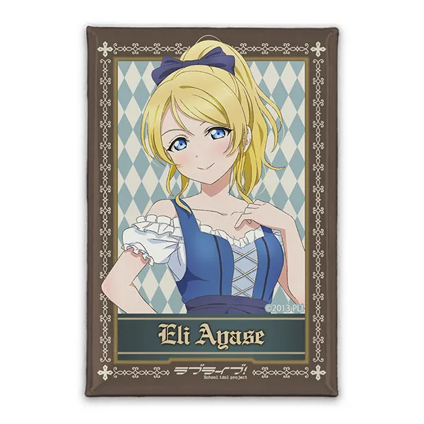 描き下ろし 絢瀬 絵里 スクエア缶バッジ ディアンドルVer.