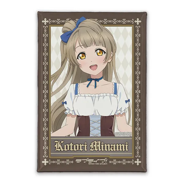 描き下ろし 南 ことり スクエア缶バッジ ディアンドルVer.