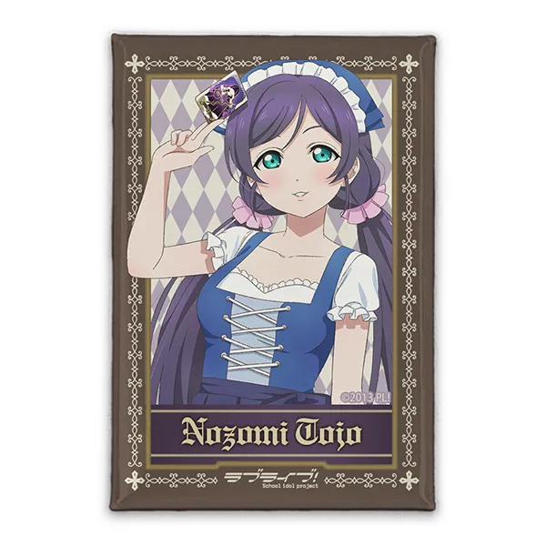 描き下ろし 東條 希 スクエア缶バッジ ディアンドルVer.