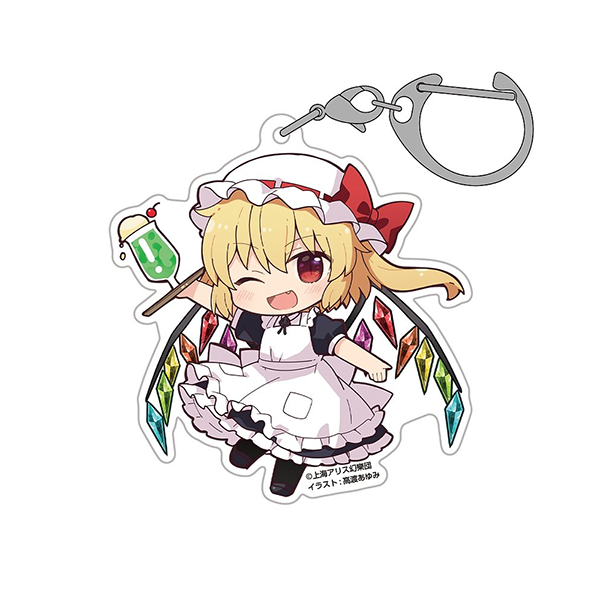 ★限定★フランドール・スカーレット アクリルマルチキーホルダー キュアメイドカフェVer.
